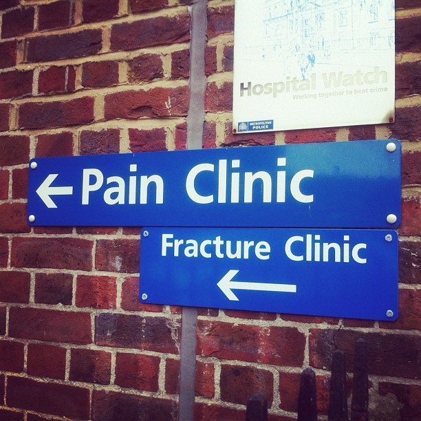Tell it like it is NHS Wayfinding. Not sure I want to go to this appointment.