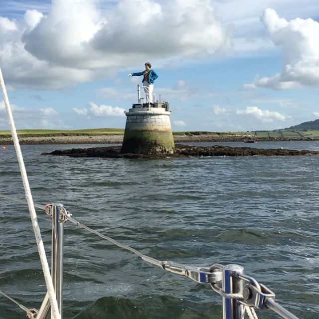 Tin Man at the entrance to Sligo Harbour. Dandy.